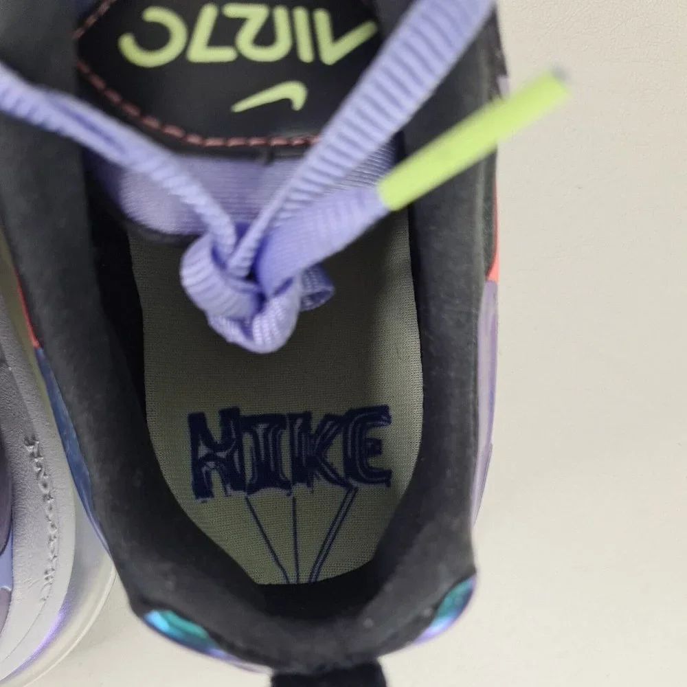 Nike Air Max 270 React Purple Gry Running Women Sneakers Shoes - Picture 9 of 14